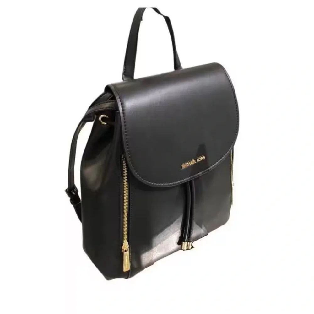 Michael Kors Backpack Bag Phoebe Medium Flap Drawstring Backpack Black 
NWT - Picture 4 of 16